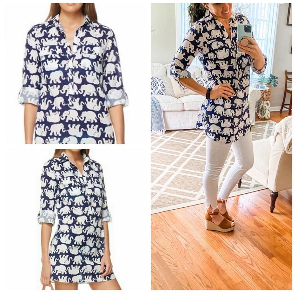 Lilly Pulitzer Captiva tunic Tuskin Sun